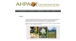 Desktop Screenshot of ahpafoundation.org
